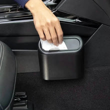 Load image into Gallery viewer, Car Trash Can with Lid Hanging Vehicle Garbage Organizer