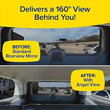 Load image into Gallery viewer, Car Wide Angle Rearview Mirror Curved Interior Large Field Of View Inside Mirror