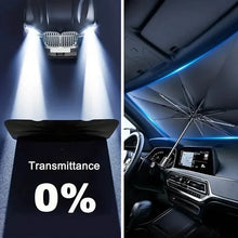 Load image into Gallery viewer, Car Windshield Sun Shade UV Rays and Heat Sun Visor Protector Foldable Reflector Umbrella