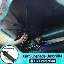 Load image into Gallery viewer, Car Windshield Sun Shade UV Rays and Heat Sun Visor Protector Foldable Reflector Umbrella
