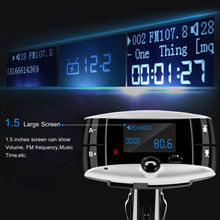 Load image into Gallery viewer, Car Wireless FM Transmitter USB Charger Hands-free Call MP3 Player