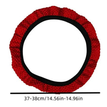 Load image into Gallery viewer, Carbon Fiber Sports Steering Wheel Cover