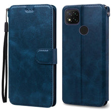 Load image into Gallery viewer, Card Holder Leather Protective Phone Case For Xiaomi Redmi 9C Case Luxury Leather Wallet Phone Case For Xiaomi Redmi 9C NFC Redmi9C 9 C NFC Flip Cover Shell