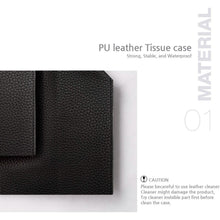 将图片加载到图库查看器,Carrotez Modern PU Leather Square Tissue Box Holder