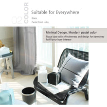 将图片加载到图库查看器,Carrotez Modern PU Leather Square Tissue Box Holder