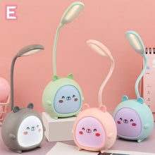 Load image into Gallery viewer, Cartoon Desk Lamp Eye Protection Energy-saving Reading Lamp USB Charging Sleeping Night Light LED Table Lamp for Kids Cute Study Lamps for Bedroom Décor