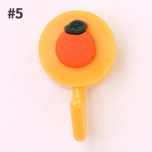 将图片加载到图库查看器,Cartoon Fruit Sticky Hook Multifunctional Punch-free Hook Kitchen Bathroom Wall Hanging Cute Paste Hook Traceless Adhesive Clasp Cute Adhesive Hooks Plastic Hooks for Hanging Cartoon Adhesive Wall Mount Hook for Home Bathroom