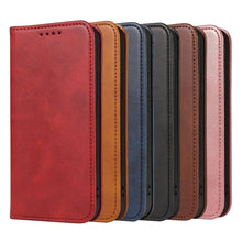 将图片加载到图库查看器,Case for iPhone 12 Pro Max mini Case on for iPhone 11 7 8 Plus X XR XS Luxury Leather Flip Cover PU Leather iPhone Wallet Case Black Kickstand Card Holder Flip Phone Cover