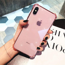 Load image into Gallery viewer, Case For iPhone 13 Pro Max Glitter Shockproof Transparent Phone Case For iPhone 12 11 Pro Max XR XS Max X 7 8 Plus Soft Clear Cover Shiny Case Scratch Resistant Soft Thin Shockproof Case