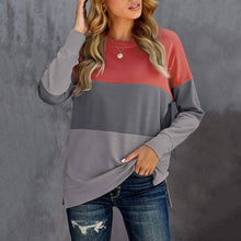 Load image into Gallery viewer, Casual Crewneck Tie Dye Sweatshirt Striped Printed Loose Soft Long Sleeve Pullover Tops Shirts