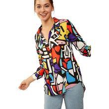 将图片加载到图库查看器,Casual Long Sleeve Button Down Shirts Tops