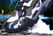 将图片加载到图库查看器,Casual Men's Summer Mesh Sports Non-Slip Breathable Women's Camouflage Green Walking Jogging Waterproof Cloth Shoes Camping Outdoor Breathable Couple Shoes Athletic Walking Lightweight Anti-Slip Shoes