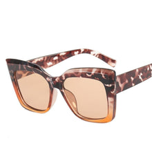 Load image into Gallery viewer, Cat Eye Design For Women Sunglasses Female Personality Big Size Frame Decent Sun Shade Glasses Trending over Size Sunglasses Thick Frame Square Sunglasses for Men Women Retro Sun Glasses UV400 Protection Fashion Trendy Style