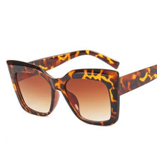 Load image into Gallery viewer, Cat Eye Design For Women Sunglasses Female Personality Big Size Frame Decent Sun Shade Glasses Trending over Size Sunglasses Thick Frame Square Sunglasses for Men Women Retro Sun Glasses UV400 Protection Fashion Trendy Style
