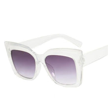 Load image into Gallery viewer, Cat Eye Design For Women Sunglasses Female Personality Big Size Frame Decent Sun Shade Glasses Trending over Size Sunglasses Thick Frame Square Sunglasses for Men Women Retro Sun Glasses UV400 Protection Fashion Trendy Style