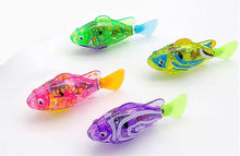 Load image into Gallery viewer, Cat Interactive Electric Fish Toy Water Cat Toy for Indoor Play Swimming Robot Fish Toy for Cat and Dog with LED Light Pet Toys New Bath Toys Interactive Plastic Fish Toys Electronic Cat Toy Gift to Stimulate Your Pet's Hunter Instincts