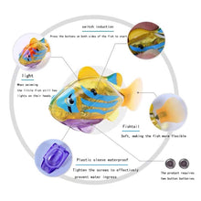 Load image into Gallery viewer, Cat Interactive Electric Fish Toy Water Cat Toy for Indoor Play Swimming Robot Fish Toy for Cat and Dog with LED Light Pet Toys New Bath Toys Interactive Plastic Fish Toys Electronic Cat Toy Gift to Stimulate Your Pet's Hunter Instincts