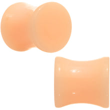 将图片加载到图库查看器,00G Light Peach Solid UV Acrylic Flesh Tone Saddle Plug Set