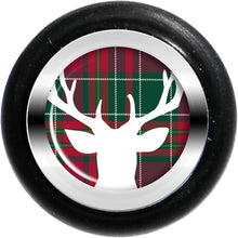 将图片加载到图库查看器,Red Green Plaid Reindeer Cheater Plug Set