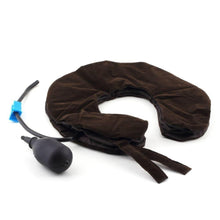 Load image into Gallery viewer, Cervical Neck Traction Device Headache Shoulder Pain Relax Brace Support Pillow Neck Pillow Home Office Travel Pillow 3-layered Air Inflatable Vertebra Auxiliary Tools Neck Support Assistant Pillow Air Adjustable and Inflatable Neck Pillow Comfort Neck