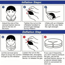 将图片加载到图库查看器,Cervical Neck Traction Device Inflatable Neck Stretcher