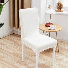 Load image into Gallery viewer, Chair Cover Polyester Fiber Elastic Stool Cover Hotel Restaurant Chair Antifouling Cover Washable Spandex Kitchen Chair Covers for Dining Room Christmas Decoration Holiday Party Protector for Kitchen