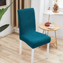 Load image into Gallery viewer, Chair Cover Polyester Fiber Elastic Stool Cover Hotel Restaurant Chair Antifouling Cover Washable Spandex Kitchen Chair Covers for Dining Room Christmas Decoration Holiday Party Protector for Kitchen