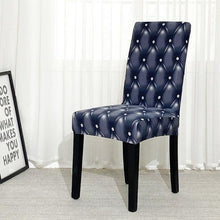 Load image into Gallery viewer, Chair Covers For Dining Room Stretch Spandex Removable Washable Anti-dust Seat Slipcover Multicolor Chair covers Chair Covers For Dining Room With Printed Patterns Easy Slip-on Stretchy Dining Room Chair Covers