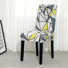 Load image into Gallery viewer, Chair Covers For Dining Room Stretch Spandex Removable Washable Anti-dust Seat Slipcover Multicolor Chair covers Chair Covers For Dining Room With Printed Patterns Easy Slip-on Stretchy Dining Room Chair Covers