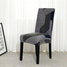 Load image into Gallery viewer, Chair Covers For Dining Room Stretch Spandex Removable Washable Anti-dust Seat Slipcover Multicolor Chair covers Chair Covers For Dining Room With Printed Patterns Easy Slip-on Stretchy Dining Room Chair Covers