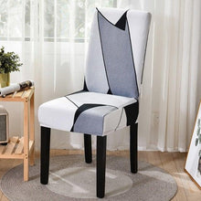Load image into Gallery viewer, Chair Covers For Dining Room Stretch Spandex Removable Washable Anti-dust Seat Slipcover Multicolor Chair covers Chair Covers For Dining Room With Printed Patterns Easy Slip-on Stretchy Dining Room Chair Covers
