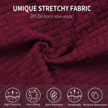 Load image into Gallery viewer, Chair Seat Covers for Dining Room Removable Washable Anti-Dust Seat Protector Removable Dining Seat Cover And Dining Chair Covers Stretch Seat Cushion Slipcover for Dining Room Kitchen Chairs