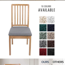 Load image into Gallery viewer, Chair Seat Covers for Dining Room Removable Washable Anti-Dust Seat Protector Removable Dining Seat Cover And Dining Chair Covers Stretch Seat Cushion Slipcover for Dining Room Kitchen Chairs