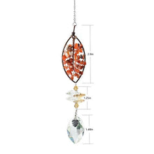 Load image into Gallery viewer, Chandelier Crystals Ball Prism Pendant Maker Sun Catcher Crystal Rainbow Maker Drops Hang for Window Home Decor Car Charms Hanging Wind Chimes Hanging Ornament Garden Decor