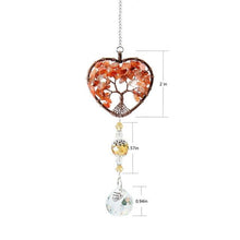 Load image into Gallery viewer, Chandelier Crystals Ball Prism Pendant Maker Sun Catcher Crystal Rainbow Maker Drops Hang for Window Home Decor Car Charms Hanging Wind Chimes Hanging Ornament Garden Decor