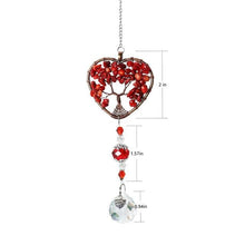 Load image into Gallery viewer, Chandelier Crystals Ball Prism Pendant Maker Sun Catcher Crystal Rainbow Maker Drops Hang for Window Home Decor Car Charms Hanging Wind Chimes Hanging Ornament Garden Decor