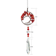 Load image into Gallery viewer, Chandelier Crystals Ball Prism Pendant Maker Sun Catcher Crystal Rainbow Maker Drops Hang for Window Home Decor Car Charms Hanging Wind Chimes Hanging Ornament Garden Decor