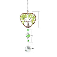 Load image into Gallery viewer, Chandelier Crystals Ball Prism Pendant Maker Sun Catcher Crystal Rainbow Maker Drops Hang for Window Home Decor Car Charms Hanging Wind Chimes Hanging Ornament Garden Decor