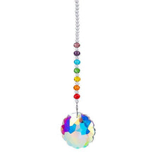 Load image into Gallery viewer, Chandelier Crystals Ball Prism Pendant Maker Sun Catcher Crystal Rainbow Maker Drops Hang for Window Home Decor Car Charms Hanging Wind Chimes Hanging Ornament Garden Decor