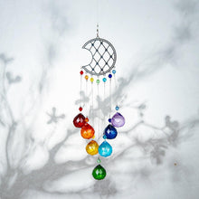 Load image into Gallery viewer, Chandelier Wind Chimes Crystal Prisms Hanging Sun Catcher Beads Chain Sphere Chandelier Lamps Light Pendant for Christmas Day Wedding Plants Cars Window Décor Rainbow Window Curtains Pendant Home Decor Gifts
