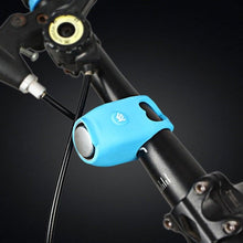 Load image into Gallery viewer, Chargeable Bicycle Bell 120db Waterproof Cycling Bike Bells Electric Horn Mini Portable Cycling Handlebar Bell Bike Tools Bicycle Bell With 3 Cute Sounds Waterproof Cycle Horn For Kids Road And Mountain Bike