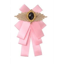 Load image into Gallery viewer, Charming Butterfly Ladies Bowtie Casual Solid Color Rhinestone Brooch Bowties For Women Fashionable Wedding Bowtie