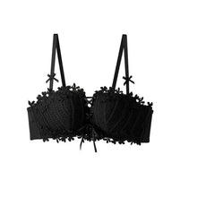 Load image into Gallery viewer, Charming Floral Embroidery Bras for Women Tied Lingerie Seamless Bra Bralette Wireless Brassiere Female Underwear Intimates