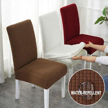 将图片加载到图库查看器,Cheap Waterproof Chair Cover Elastic Spandex Chair Covers for Dining Room Kitchen Stretch Chair Slipcover High Back Chair Covers For Dining Room Dining Kitchen Stretch Decorative Waterproof Spandex Chair Protectors Cover