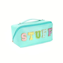 Load image into Gallery viewer, Chenille Letter Patches Cosmetic Bag