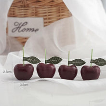 Load image into Gallery viewer, Cherry Candle Creative Decoration Soy Wax Aromatherapy Candle Home Decoration Scented Candle Red Cherry Candle Cherry Shaped Scented Candle Mini Paraffin Wax Candle Small Scented Candle Wax Decorative Candle For Bedroom Bathroom Decoration Parties