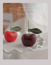 Load image into Gallery viewer, Cherry Candle Creative Decoration Soy Wax Aromatherapy Candle Home Decoration Scented Candle Red Cherry Candle Cherry Shaped Scented Candle Mini Paraffin Wax Candle Small Scented Candle Wax Decorative Candle For Bedroom Bathroom Decoration Parties