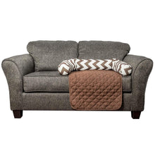 Load image into Gallery viewer, Chevron Reversible Quilted Pet Bed Chair Cover - Assorted Sizes