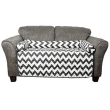 Load image into Gallery viewer, Chevron Reversible Quilted Pet Bed Chair Cover - Assorted Sizes