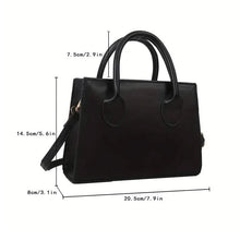 Load image into Gallery viewer, Chic Black Mini Tote Bag
